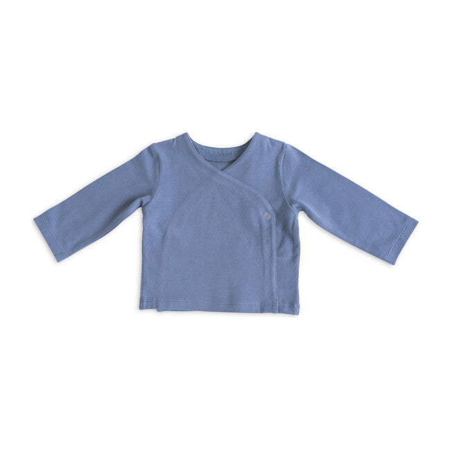 Essential Wrap Cardigan Cloud Blue