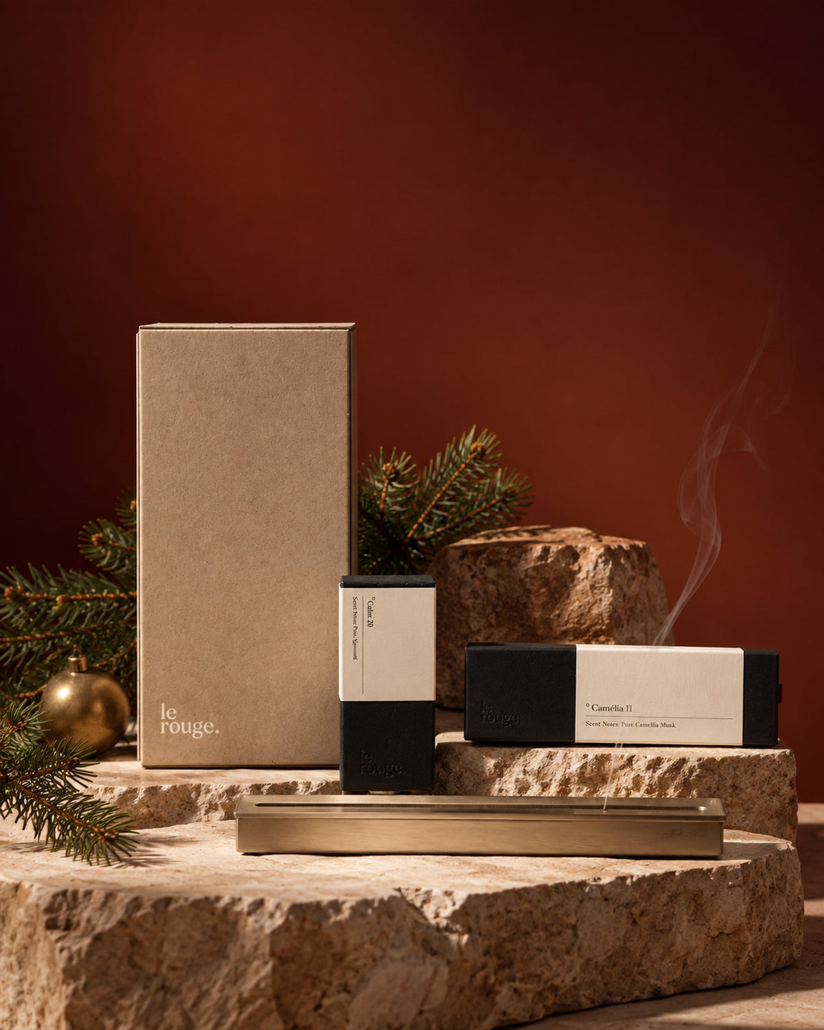 Le Rouge The Camélia Box incense gift set