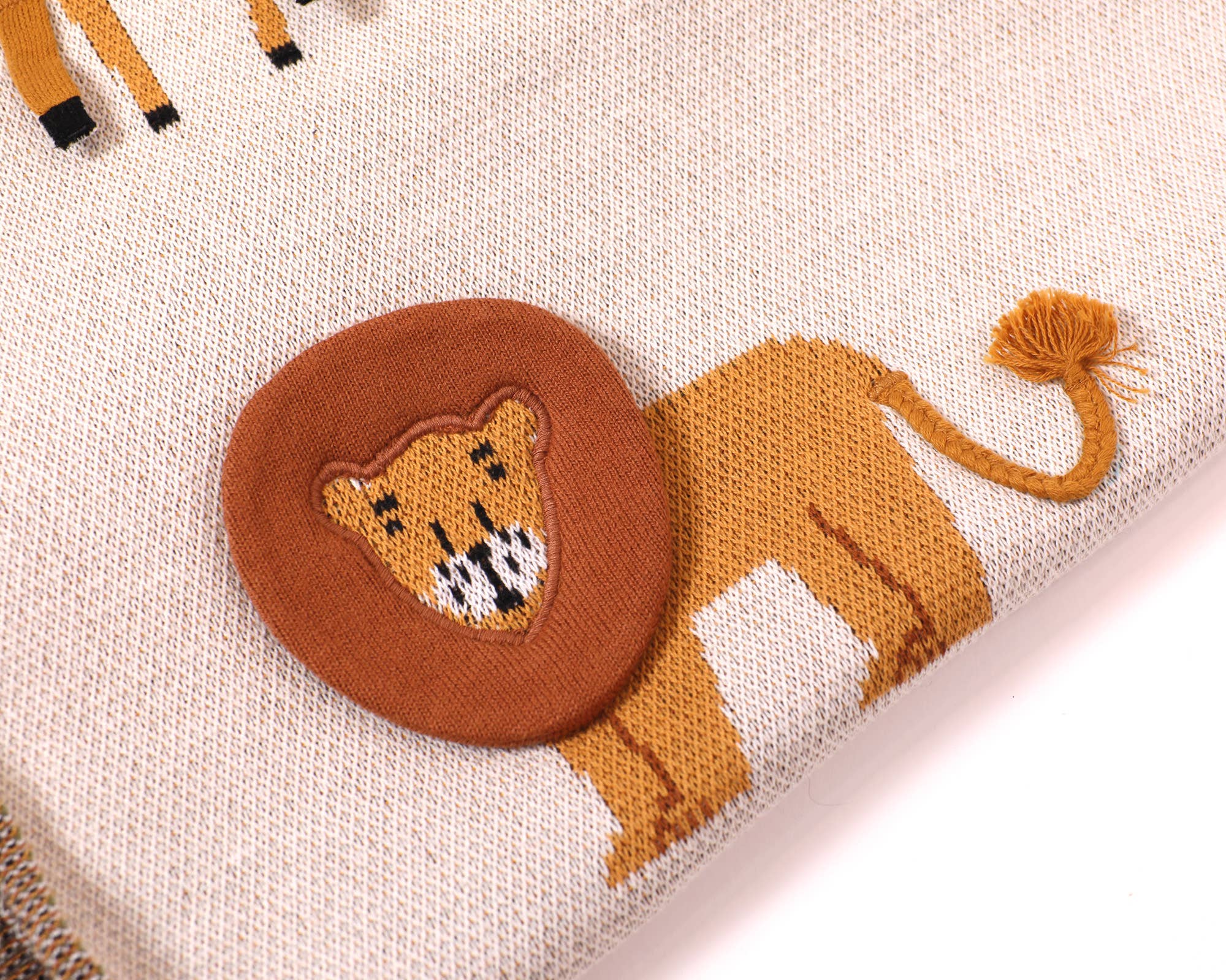 Savannah - Organic 3D Jacquard Sweater Knit Baby Blanket