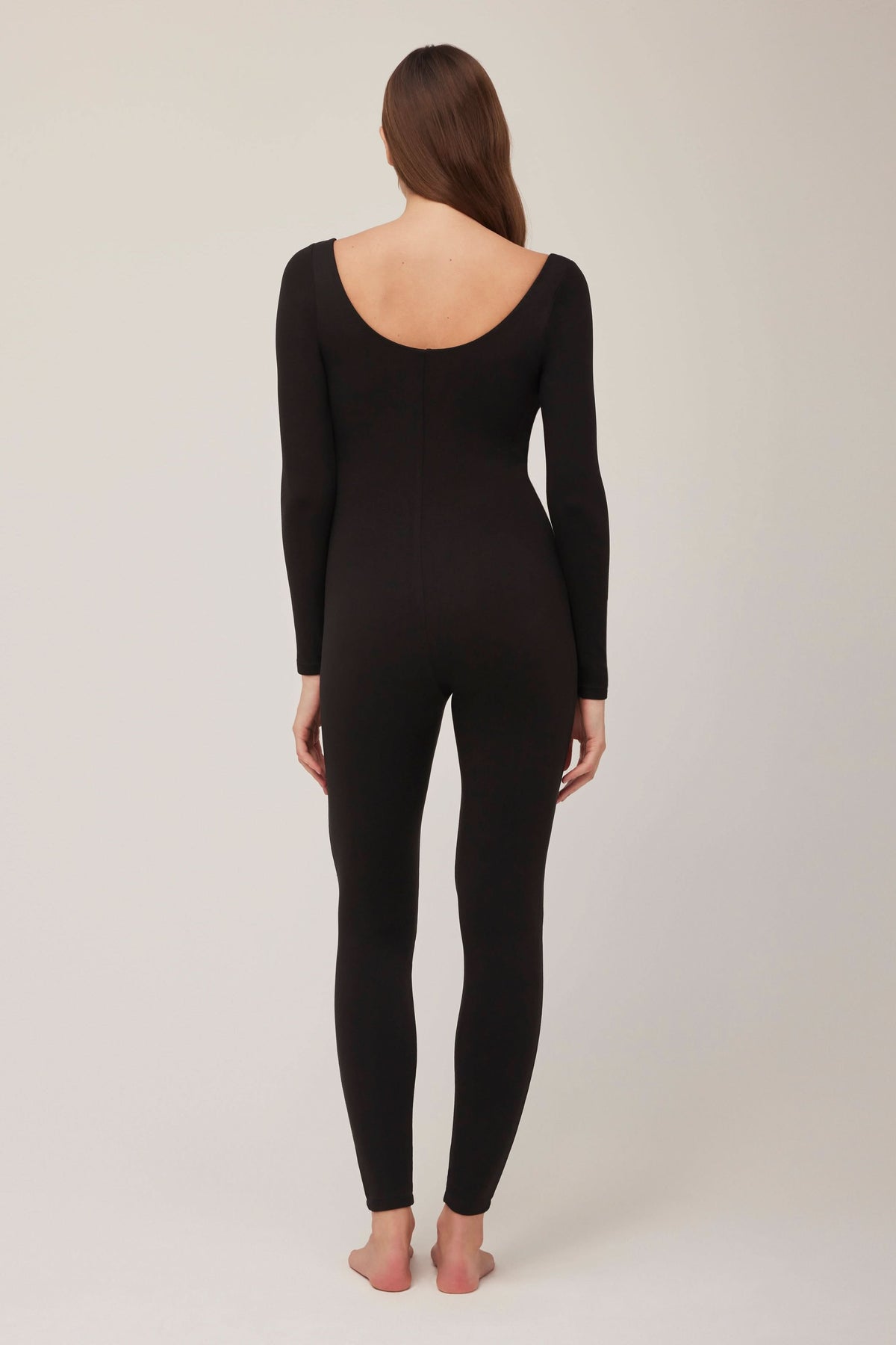 The Celine Maternity Unitard in Black
