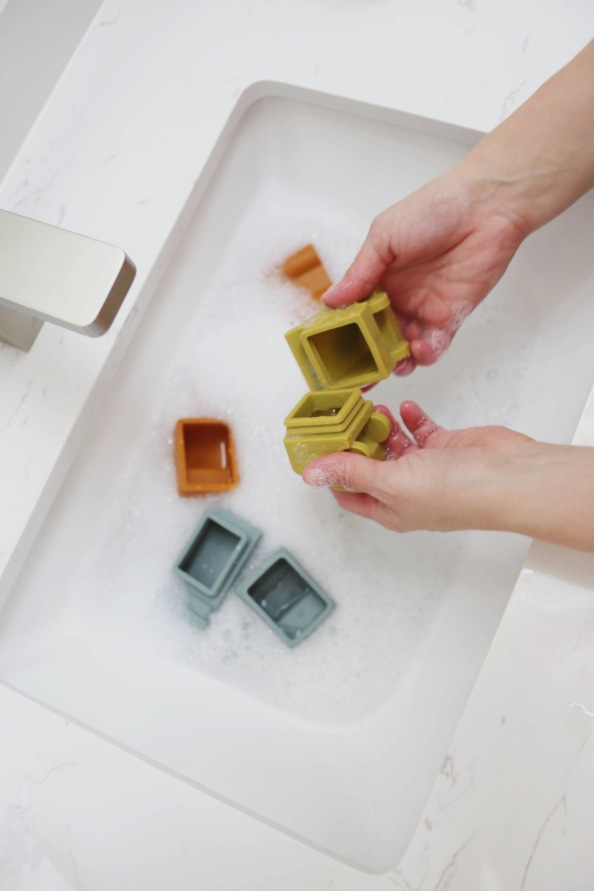 Construction Vehicle Bath Toy Set