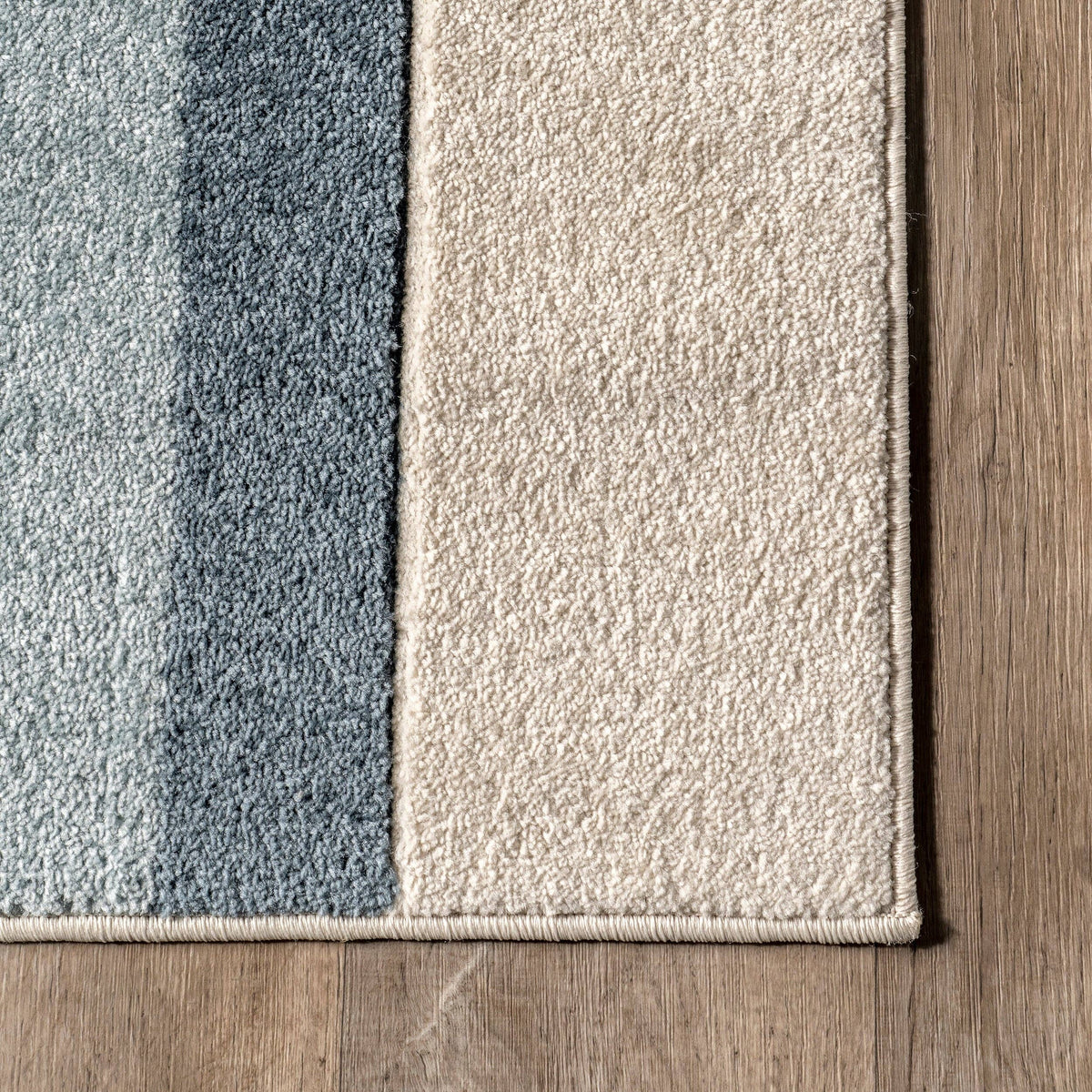 Jerri Double Half Rainbow Kids Area Rug - Rectangle  7' 10" x 10'