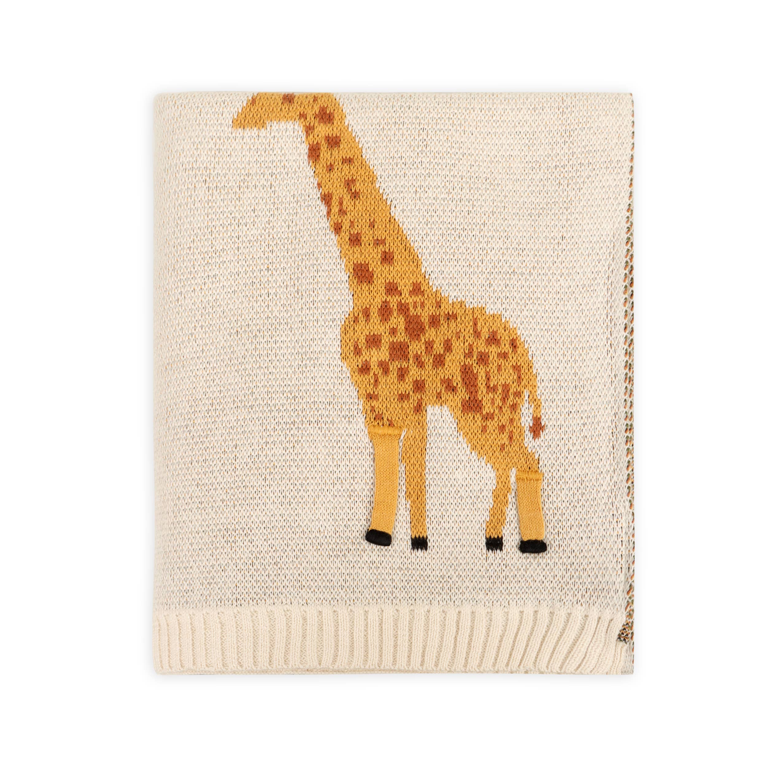 Savannah - Organic 3D Jacquard Sweater Knit Baby Blanket