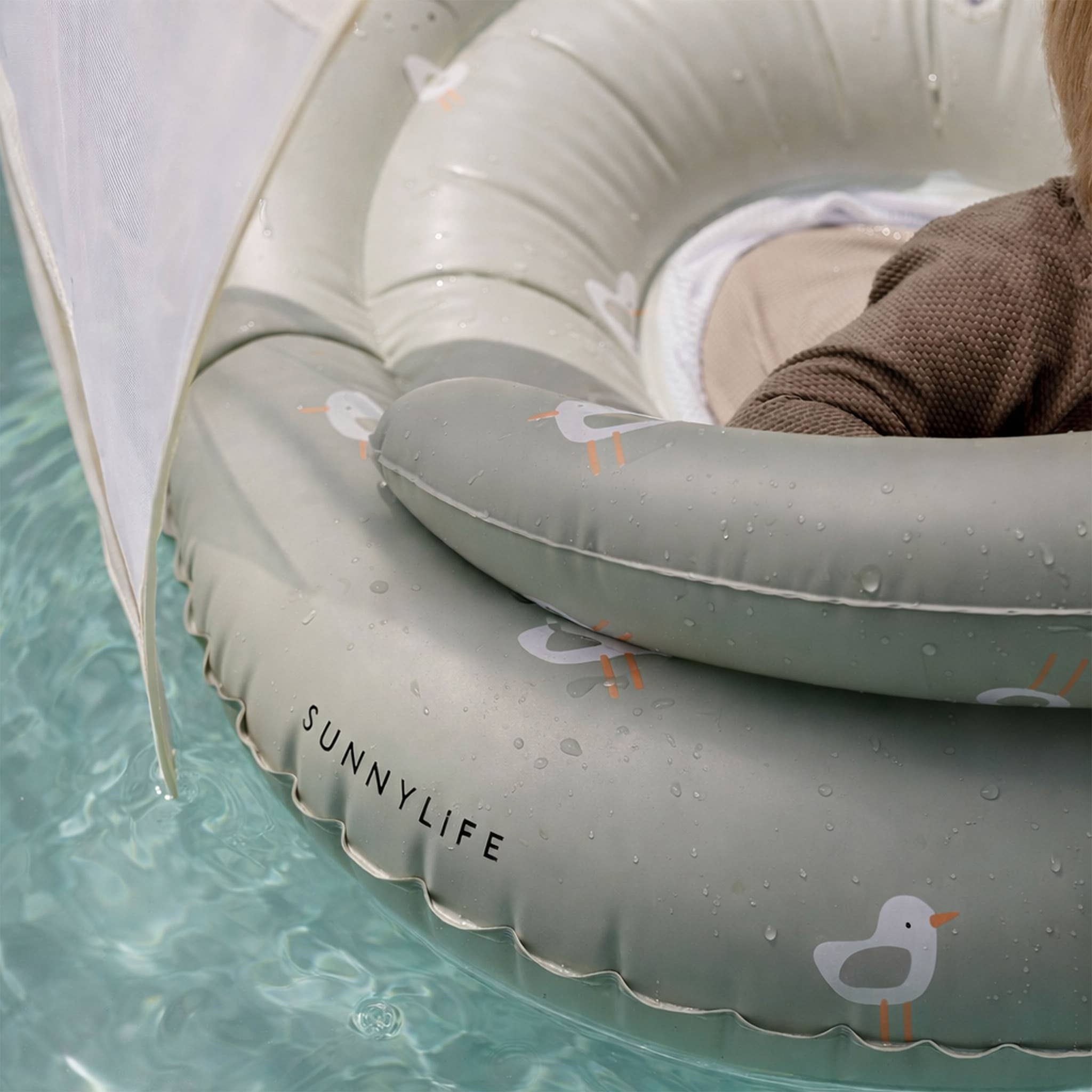 Interactive Baby Float Sammy the Seagull Green