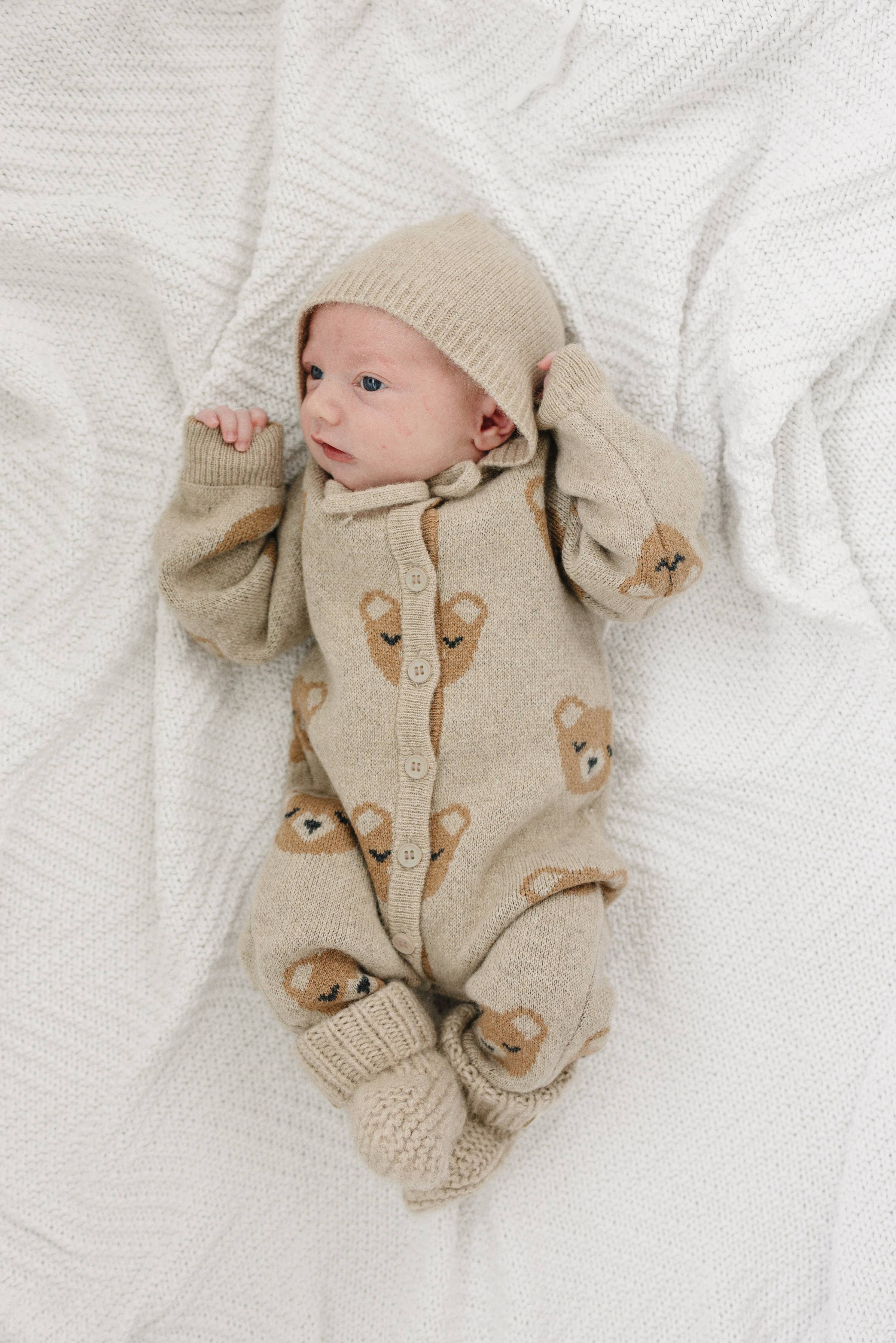 Luna + Luca Bear Cashmere Luxe Set: Brown