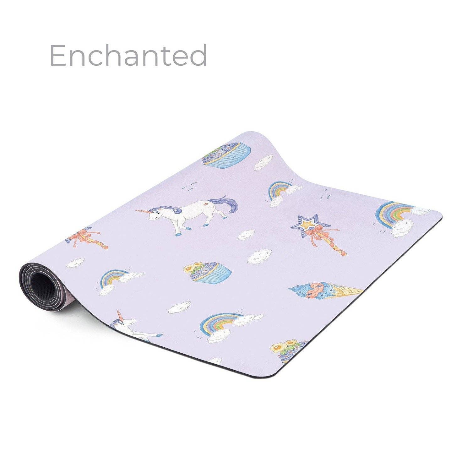 Printed Kids Yoga Mats: Enchanted Print