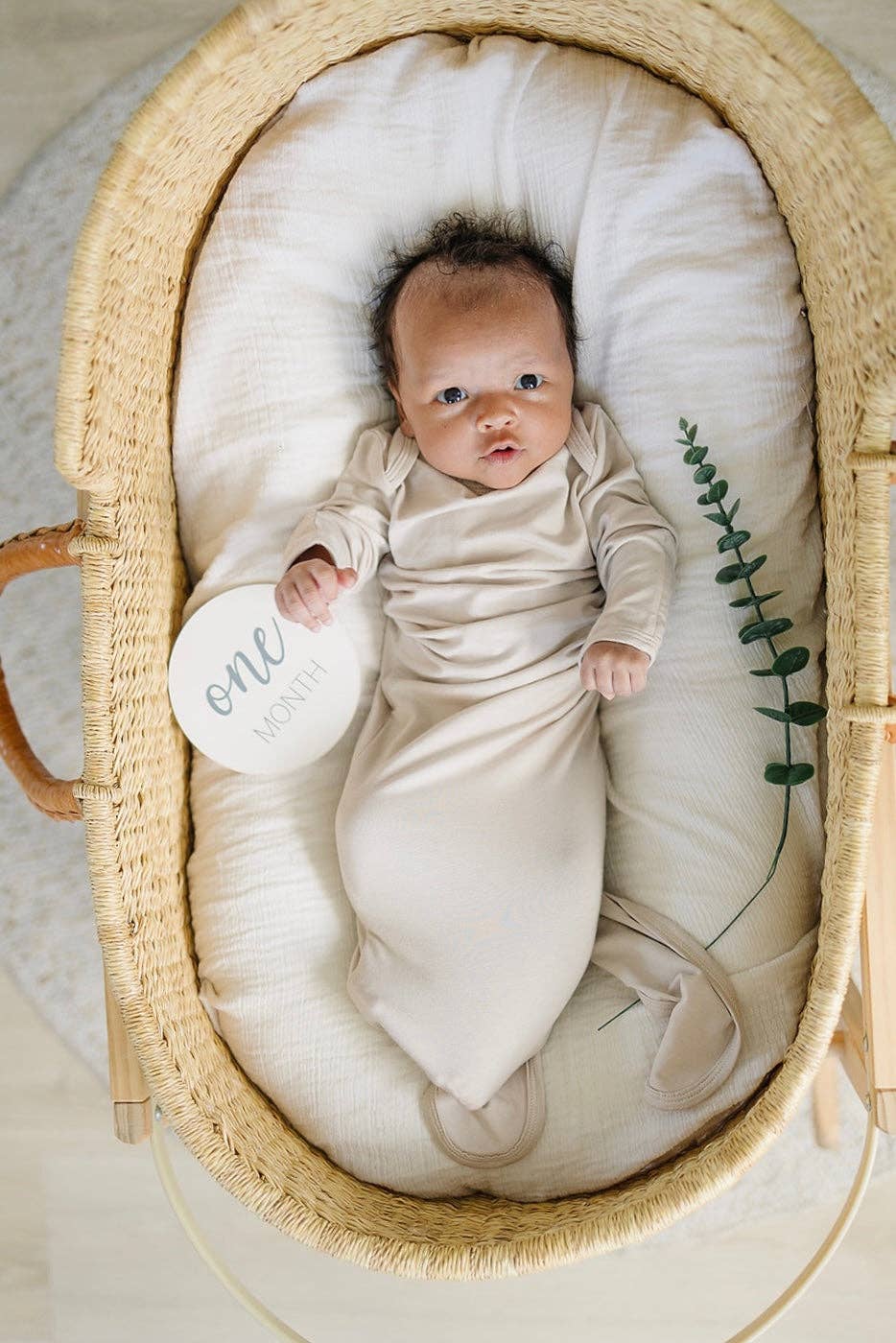 Bamboo Knotted Gown - Natural