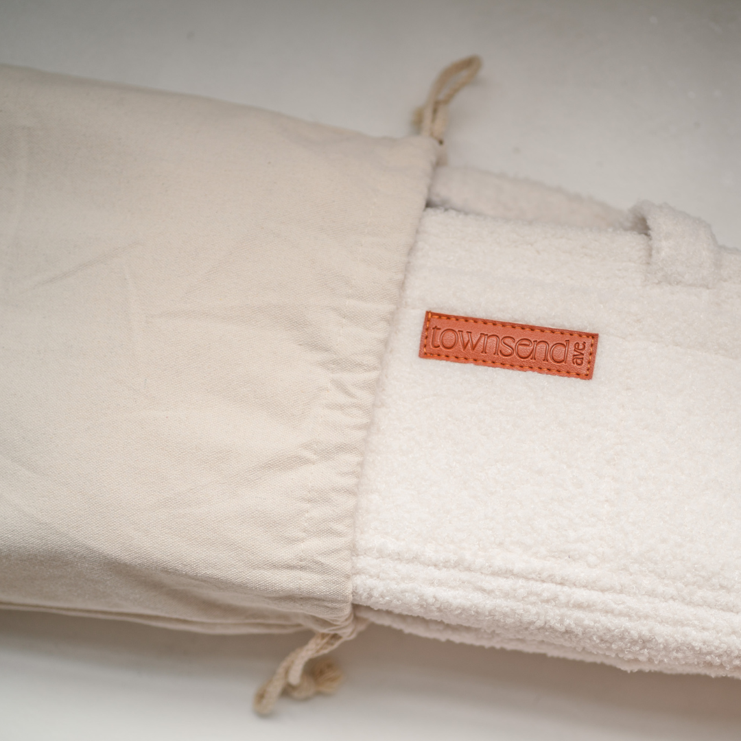 Teddy Diaper Caddy, White