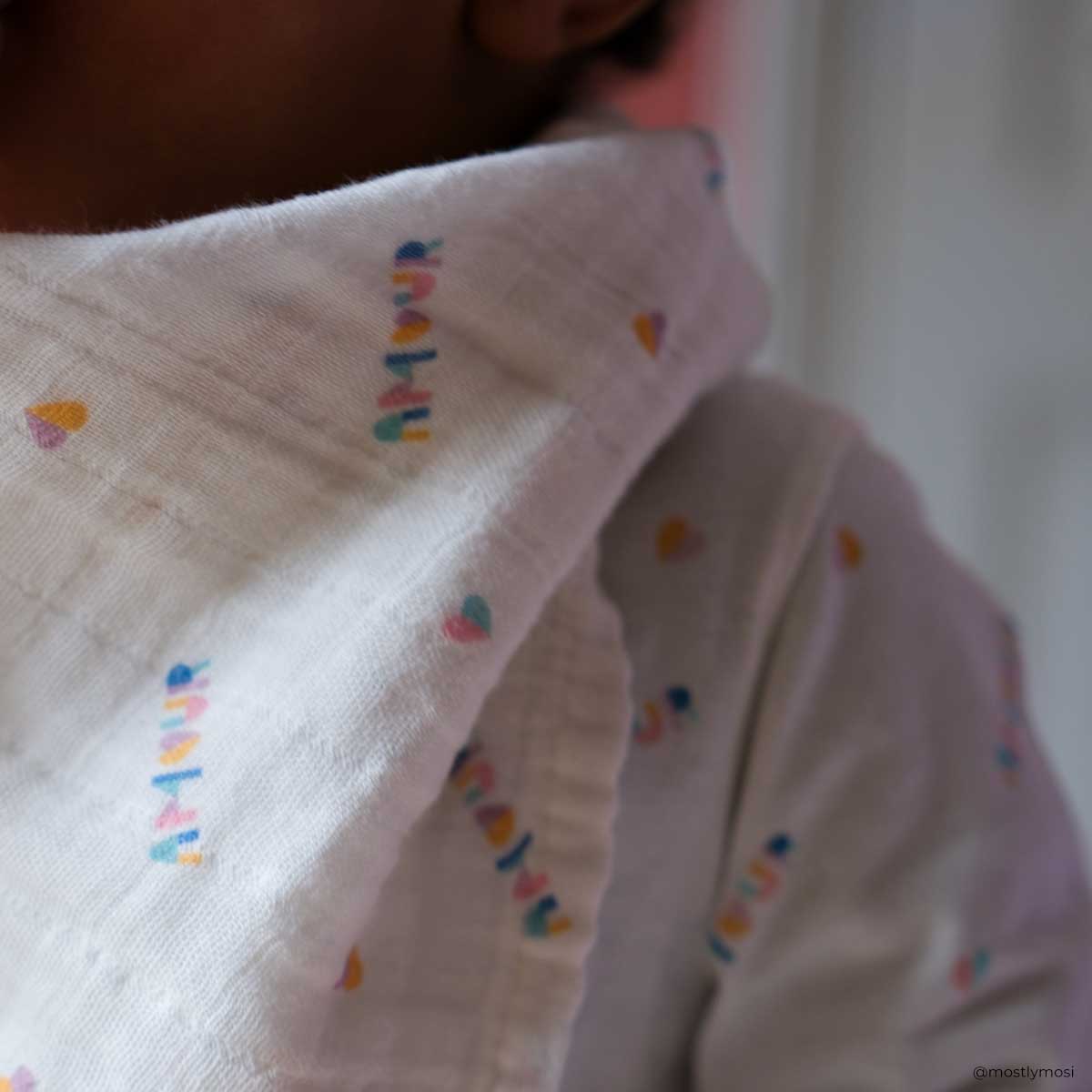 Bianca Swaddle Blanket-  Amour