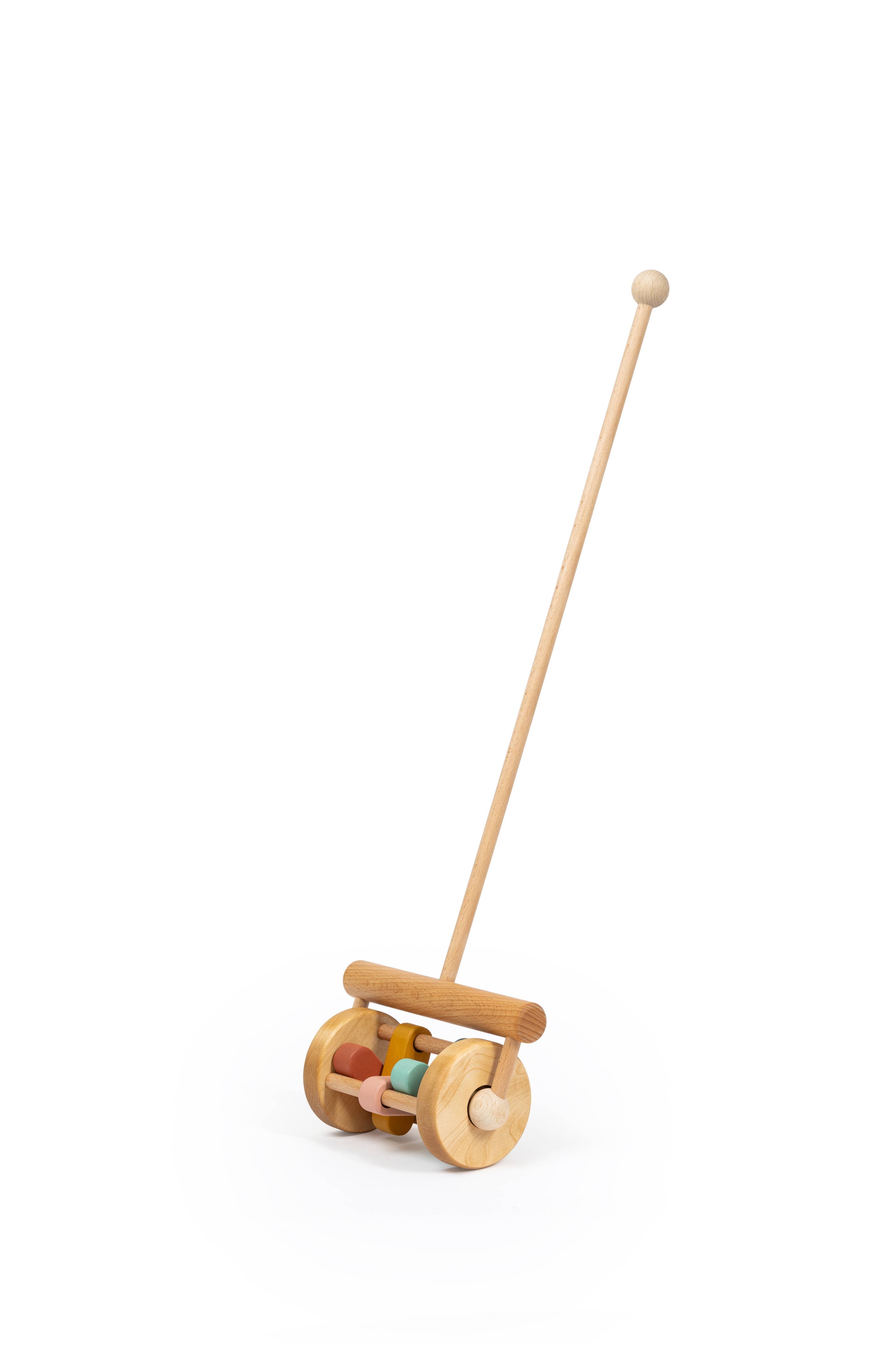 Handmade Wooden Toy, Push Toy Rattle