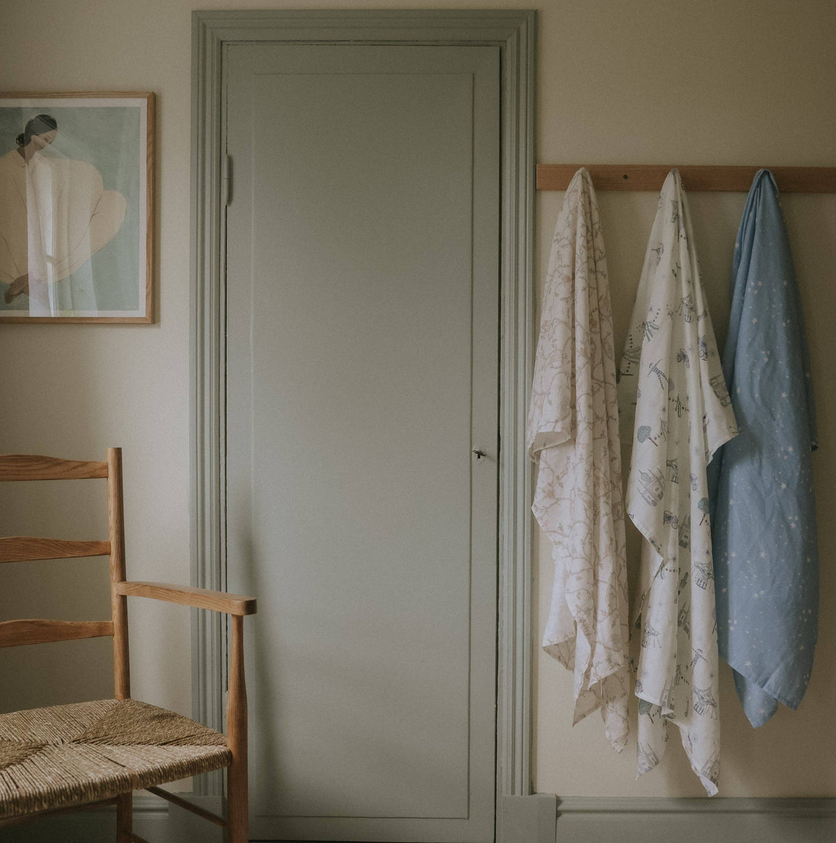 Once Upon A Time Swaddle - Blue
