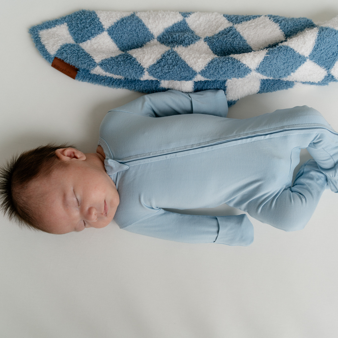 Plush Lovey - Denim Check