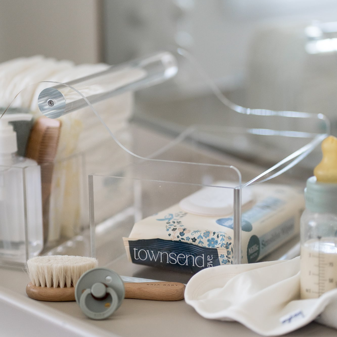 Acrylic Diaper Caddy