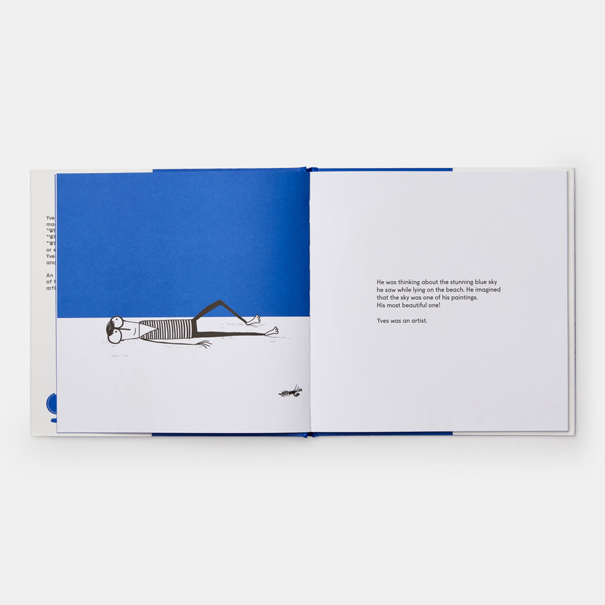Yves Klein Painted Everything Blue and Wasn't Sorry, inside spread