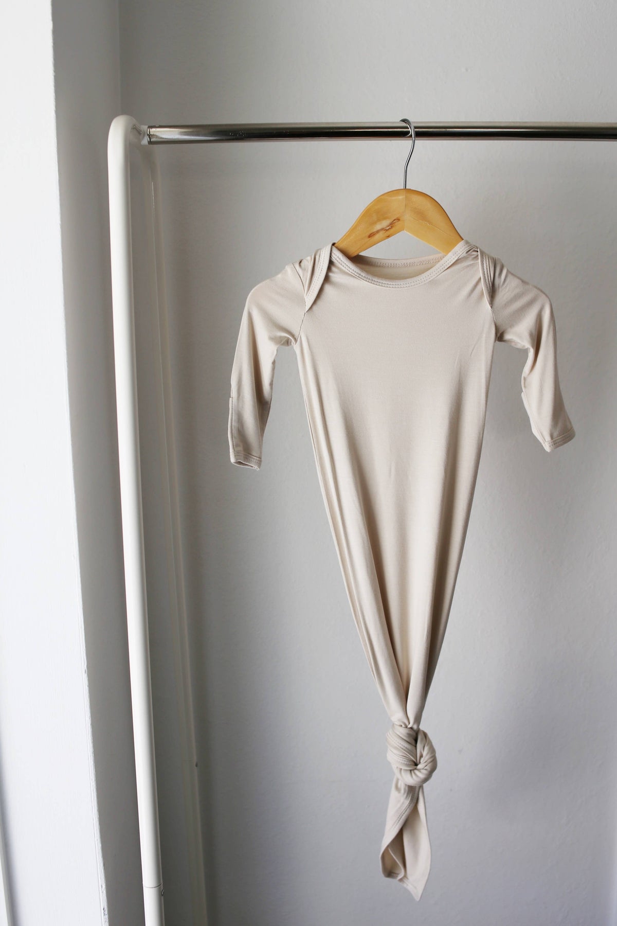 Bamboo Knotted Gown - Natural