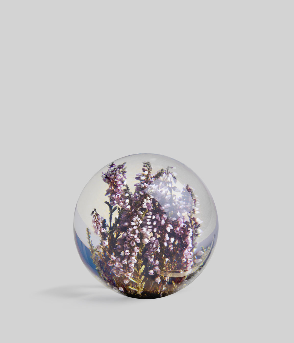Heather Botanical Resin Paperweight