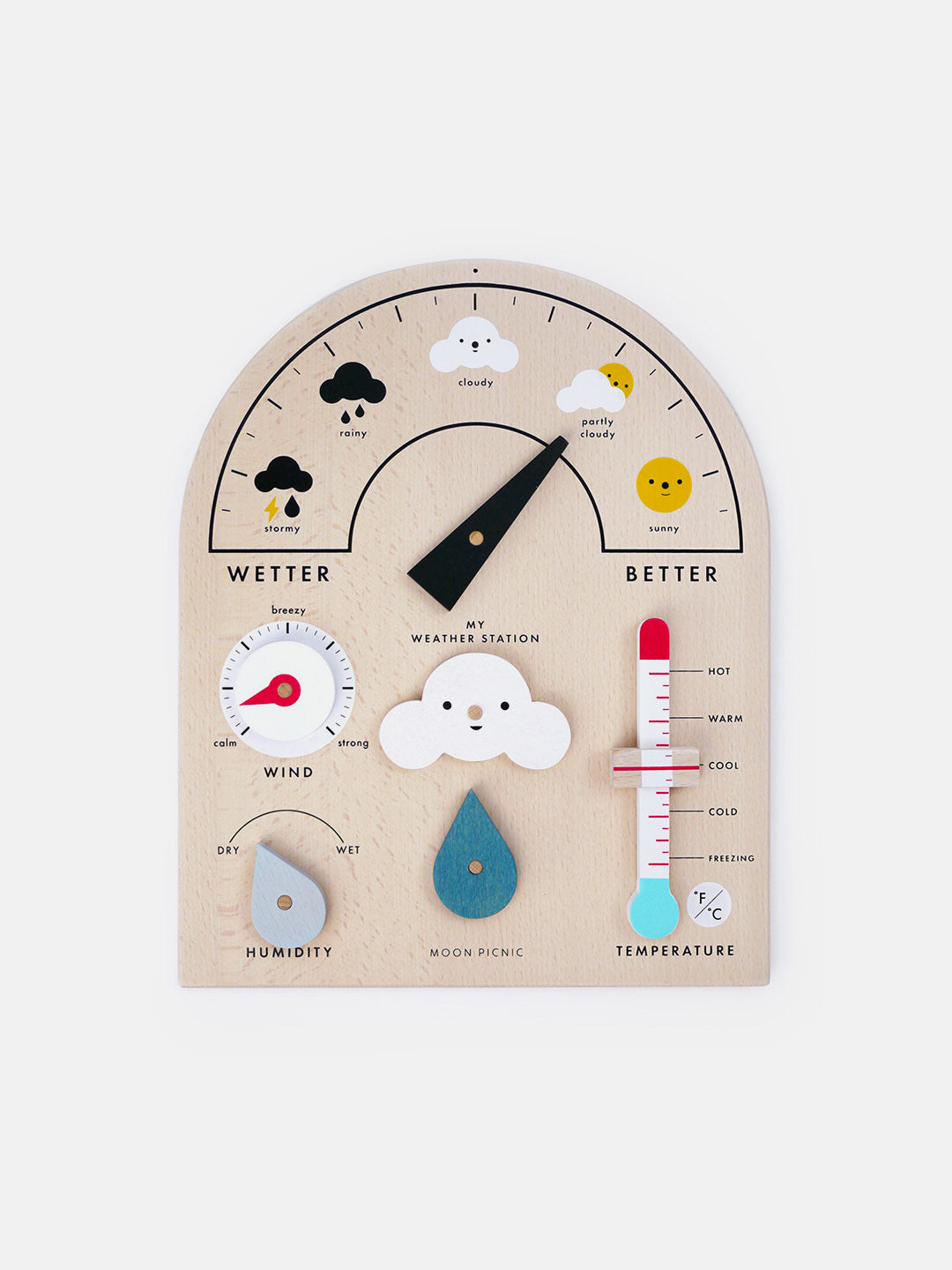 Moon Picnic weather station board