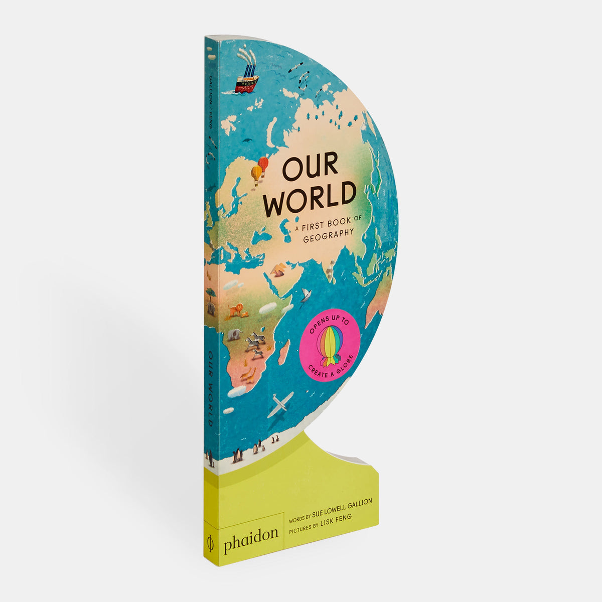 Our World: A First Book of Geography, standing globe