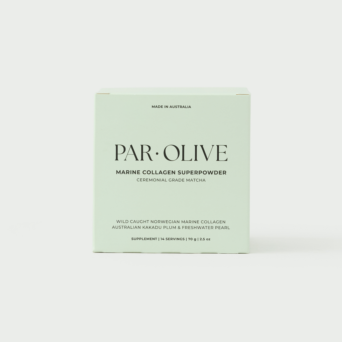 Par Olive, Marine Collagen Superpowder Ceremonial Grade Matcha Travel Set