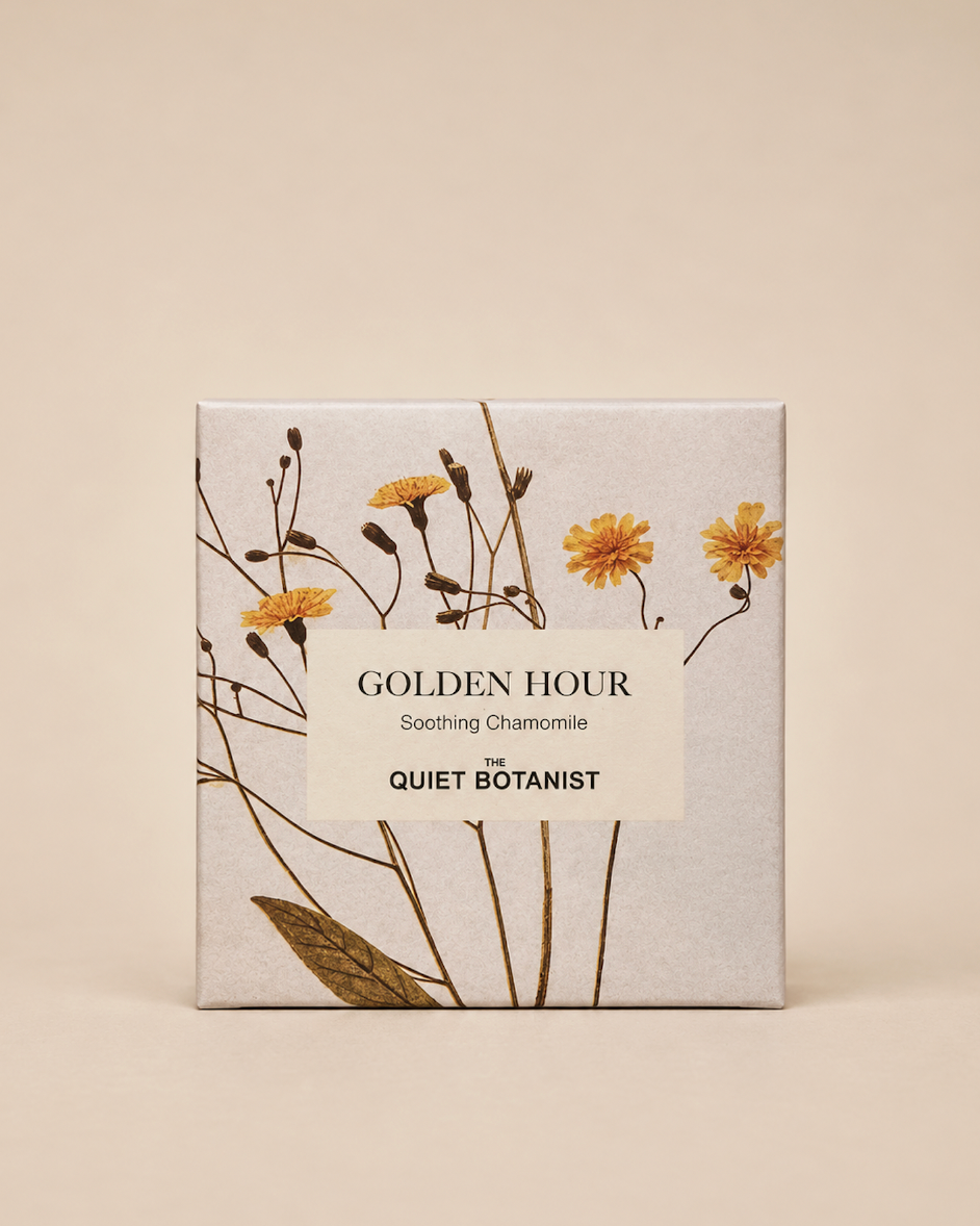 The Quiet Botanist Golden Hour chamomile soap