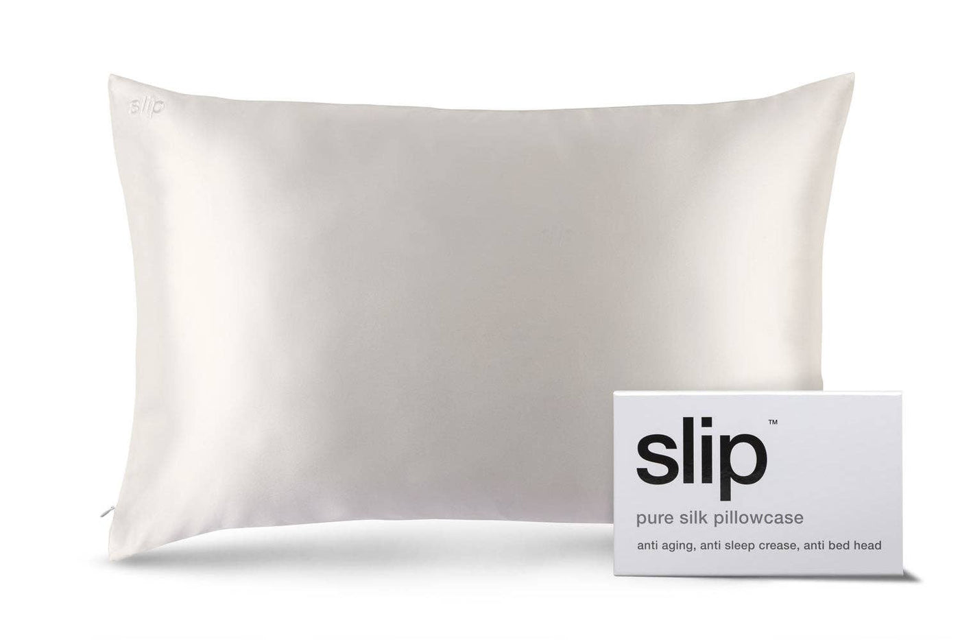 Mulberry Silk Pillowcase - Queen / White