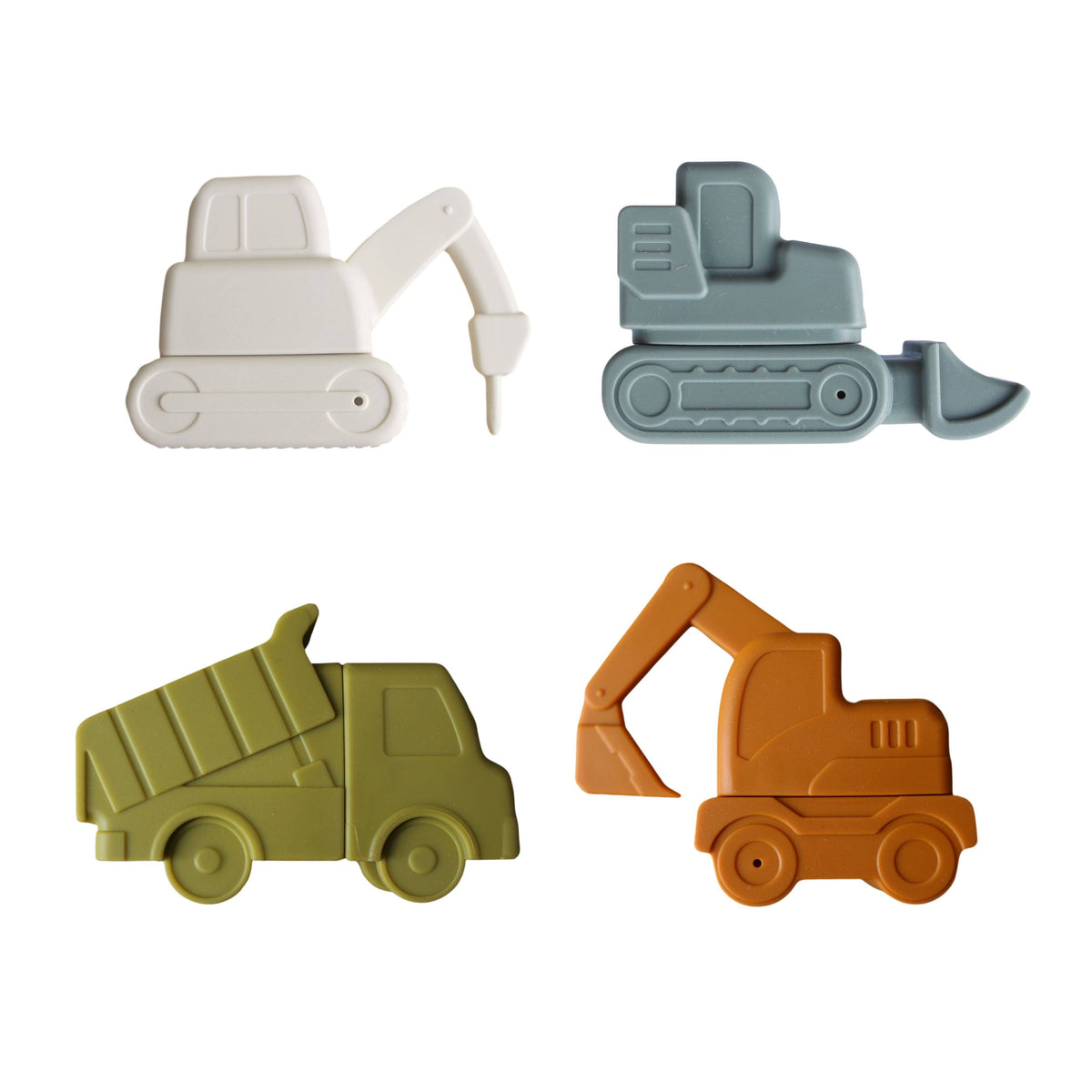 Construction Vehicle Bath Toy Set