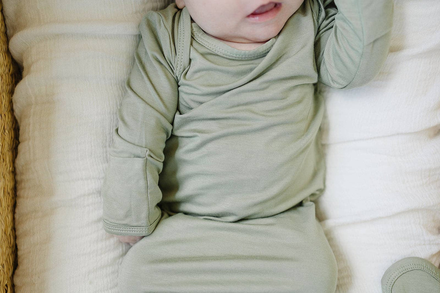 Bamboo Knotted Gown - Dried Thyme