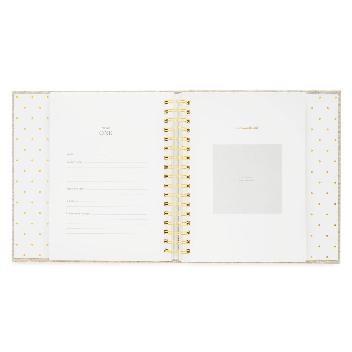 Baby Book - Rose Linen/ Pale Pink