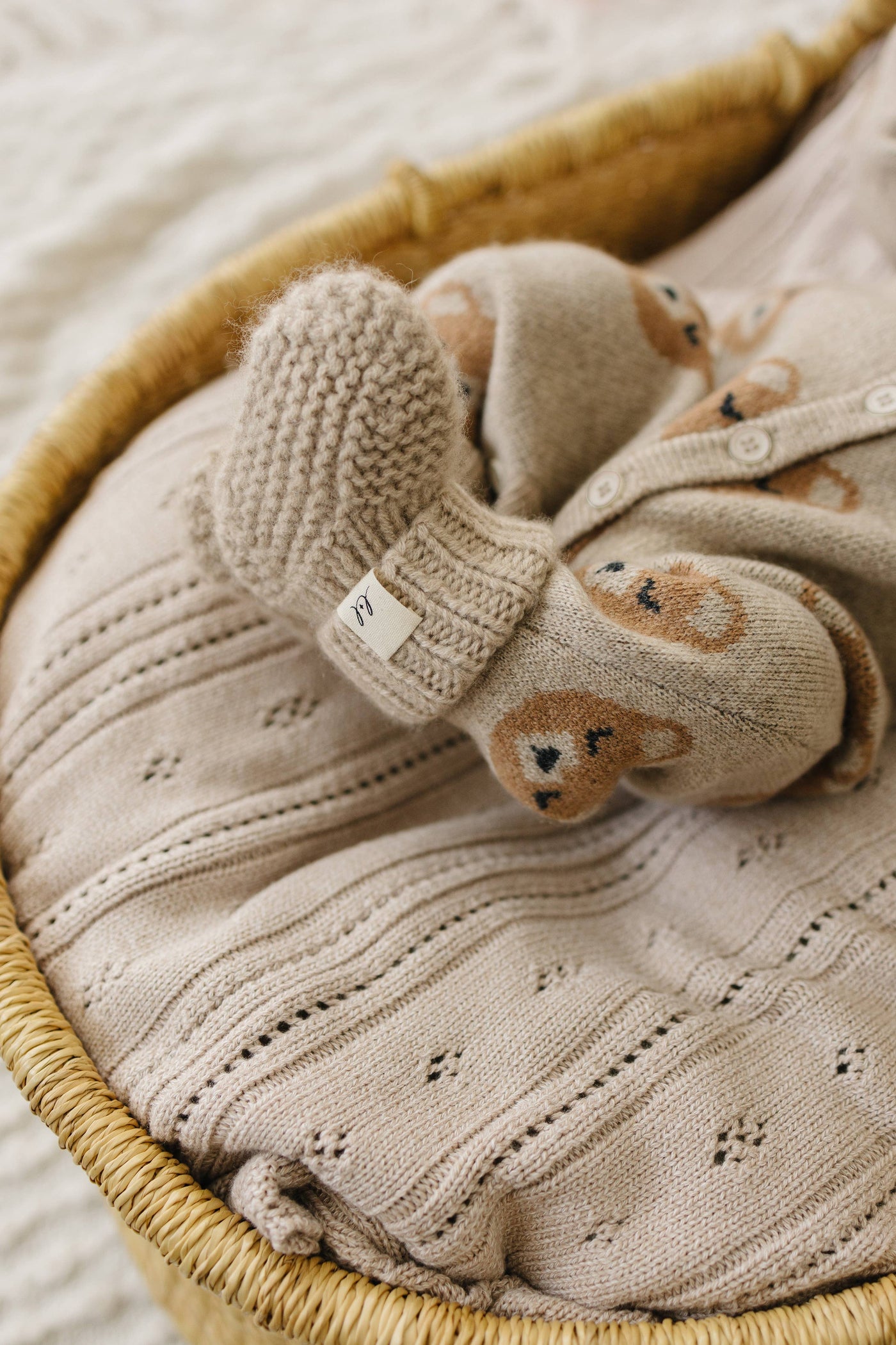 Luna + Luca Bear Cashmere Luxe Set: Brown