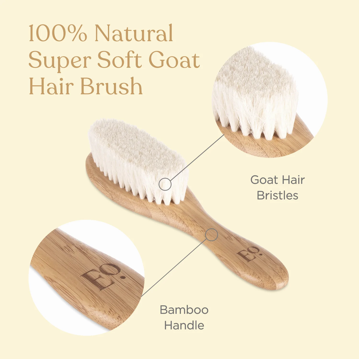 Bamboo Brush and Comb Set