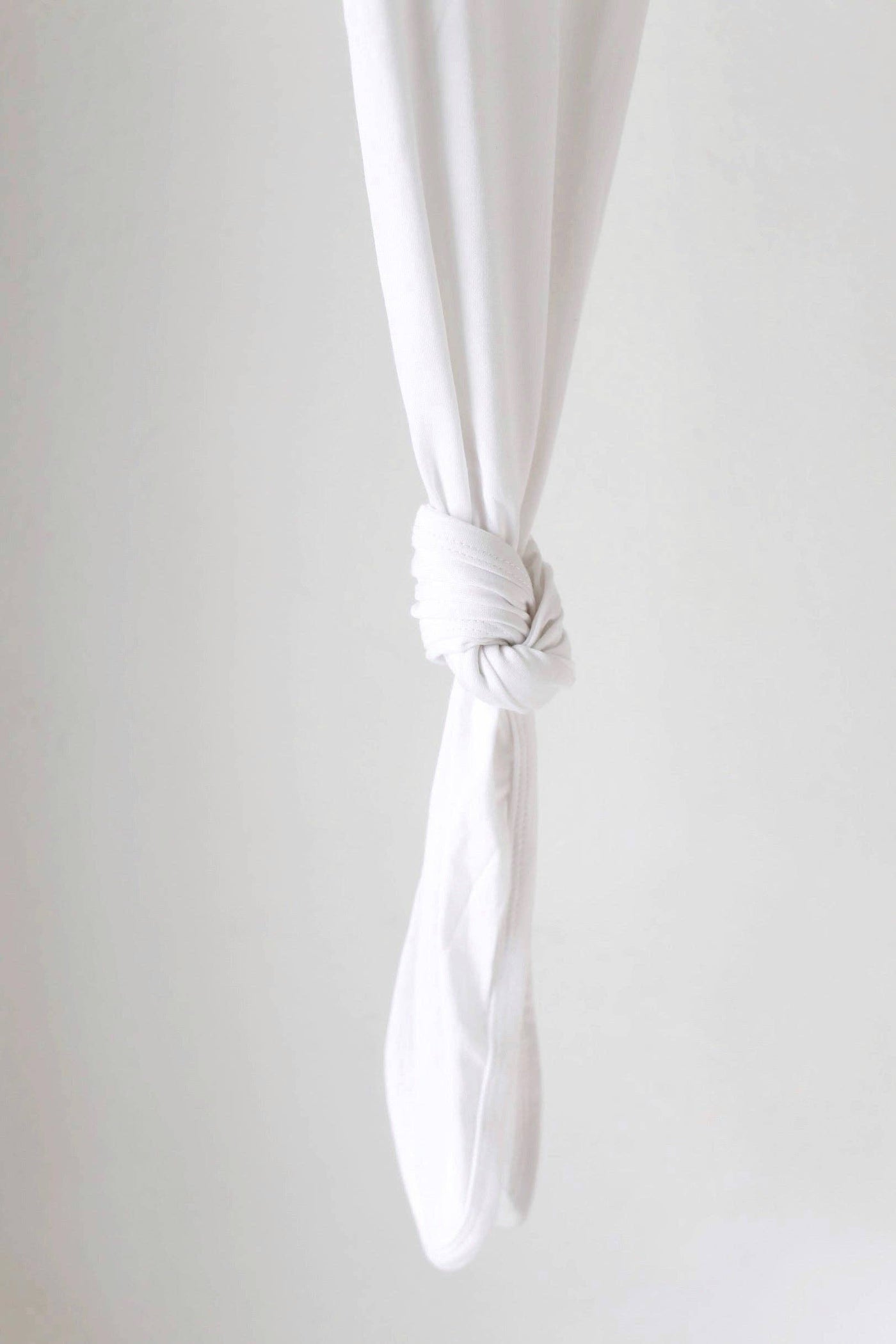 Bamboo Knotted Gown - Cloud White