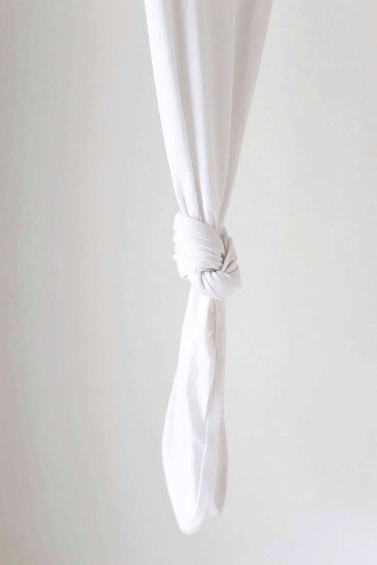 Bamboo Knotted Gown - Cloud White