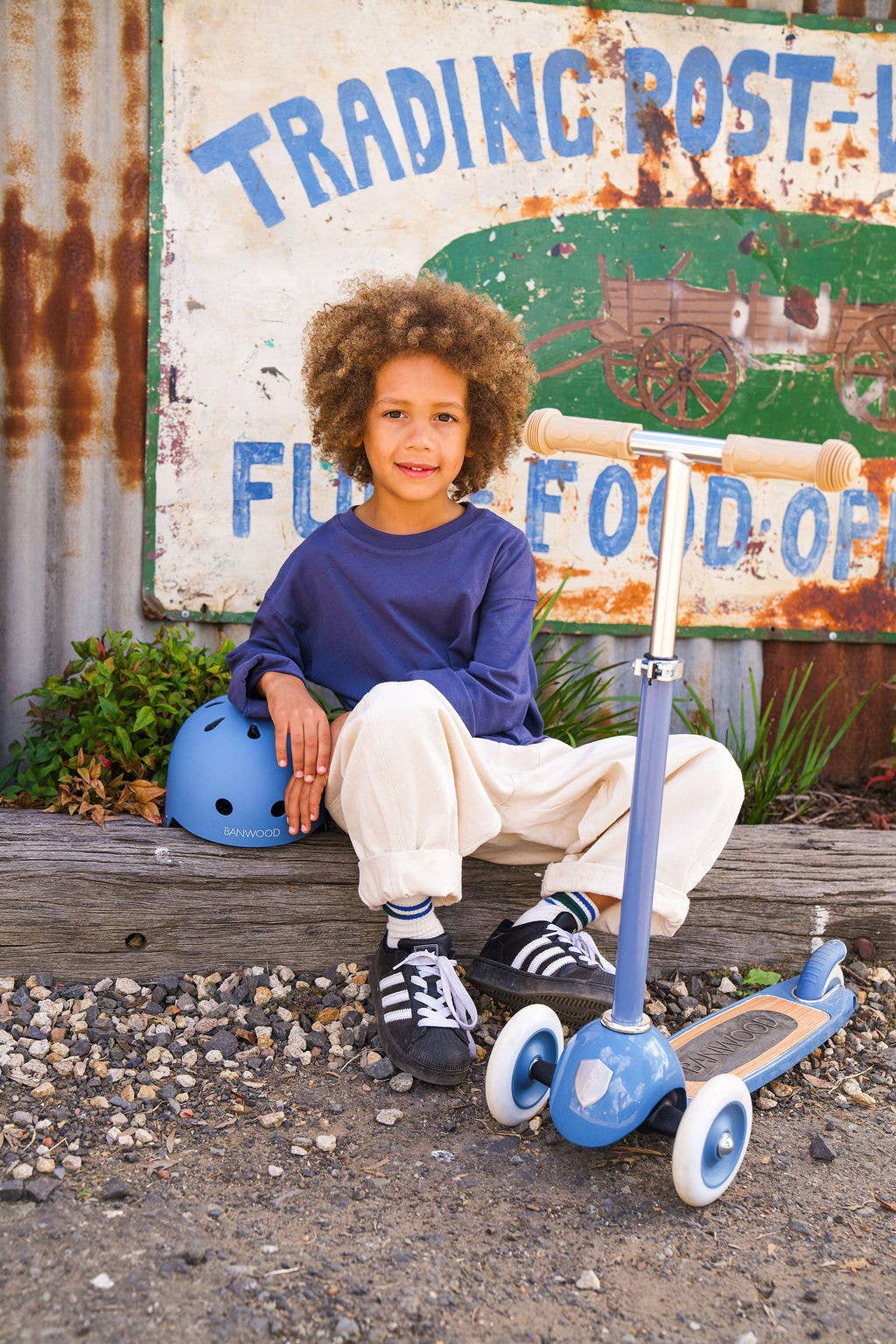 Scooter, Blue