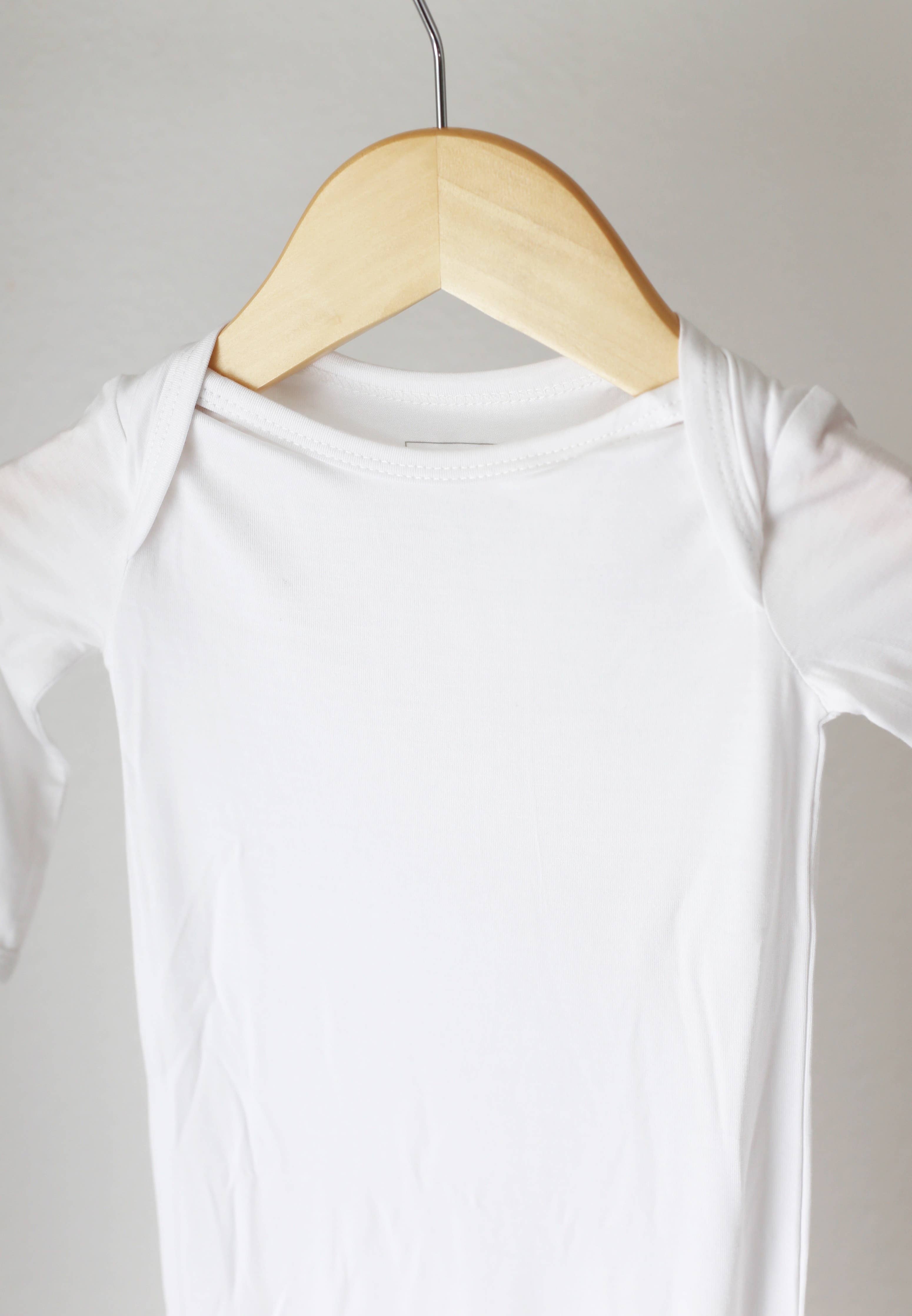 Bamboo Knotted Gown - Cloud White