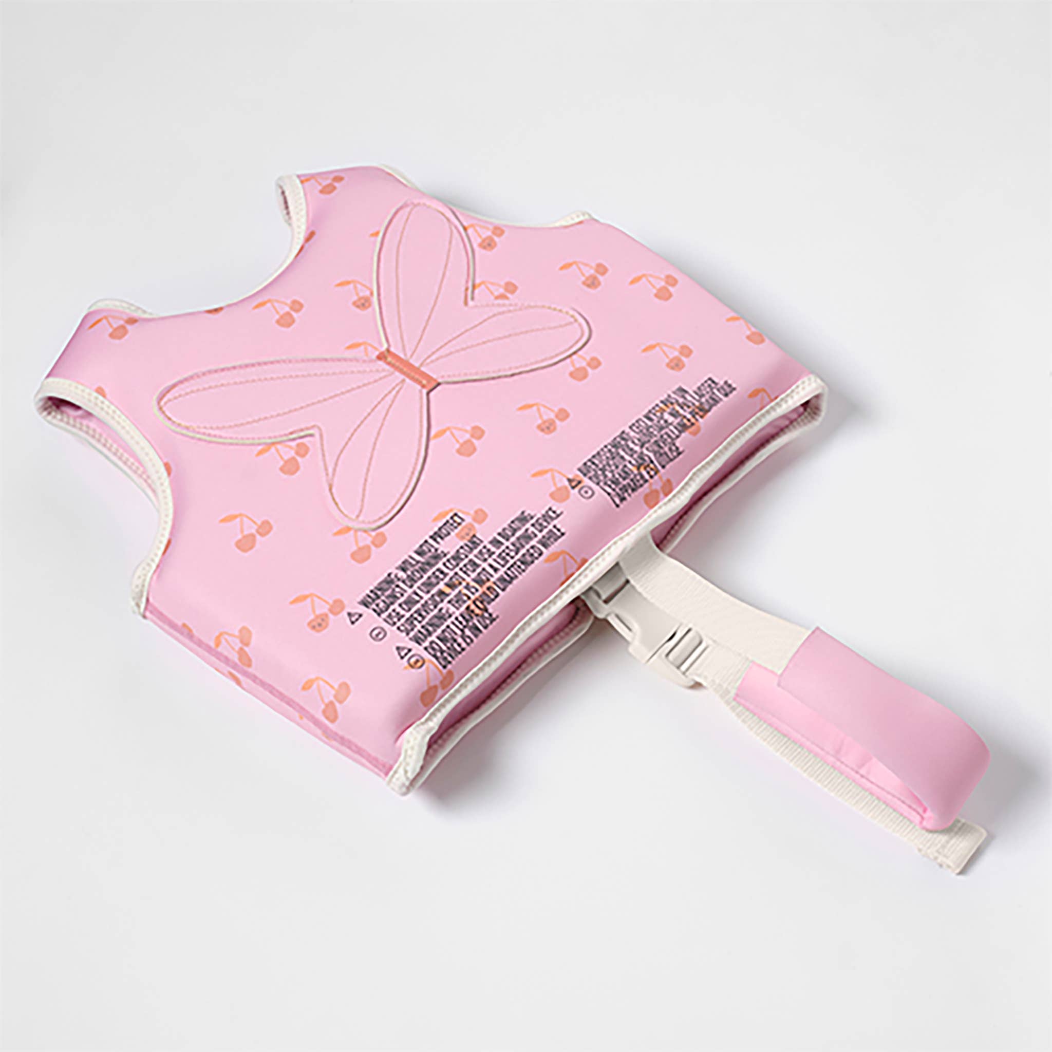 Kids Swim Vest 1-2 Cotton Candy Cherry