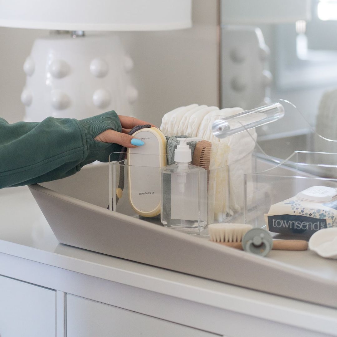 Acrylic Diaper Caddy