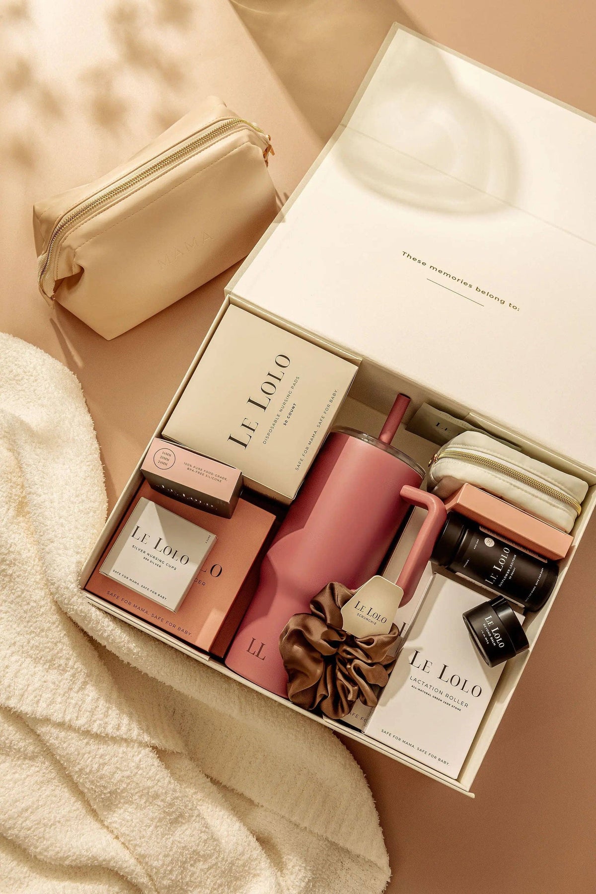 Linen Baby Keepsake Box