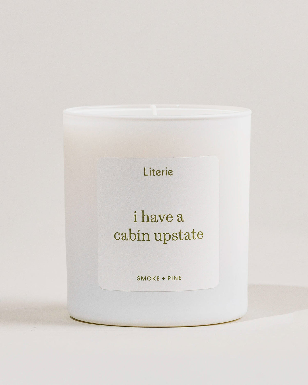 Literie I Have A Cabin Upstate candle