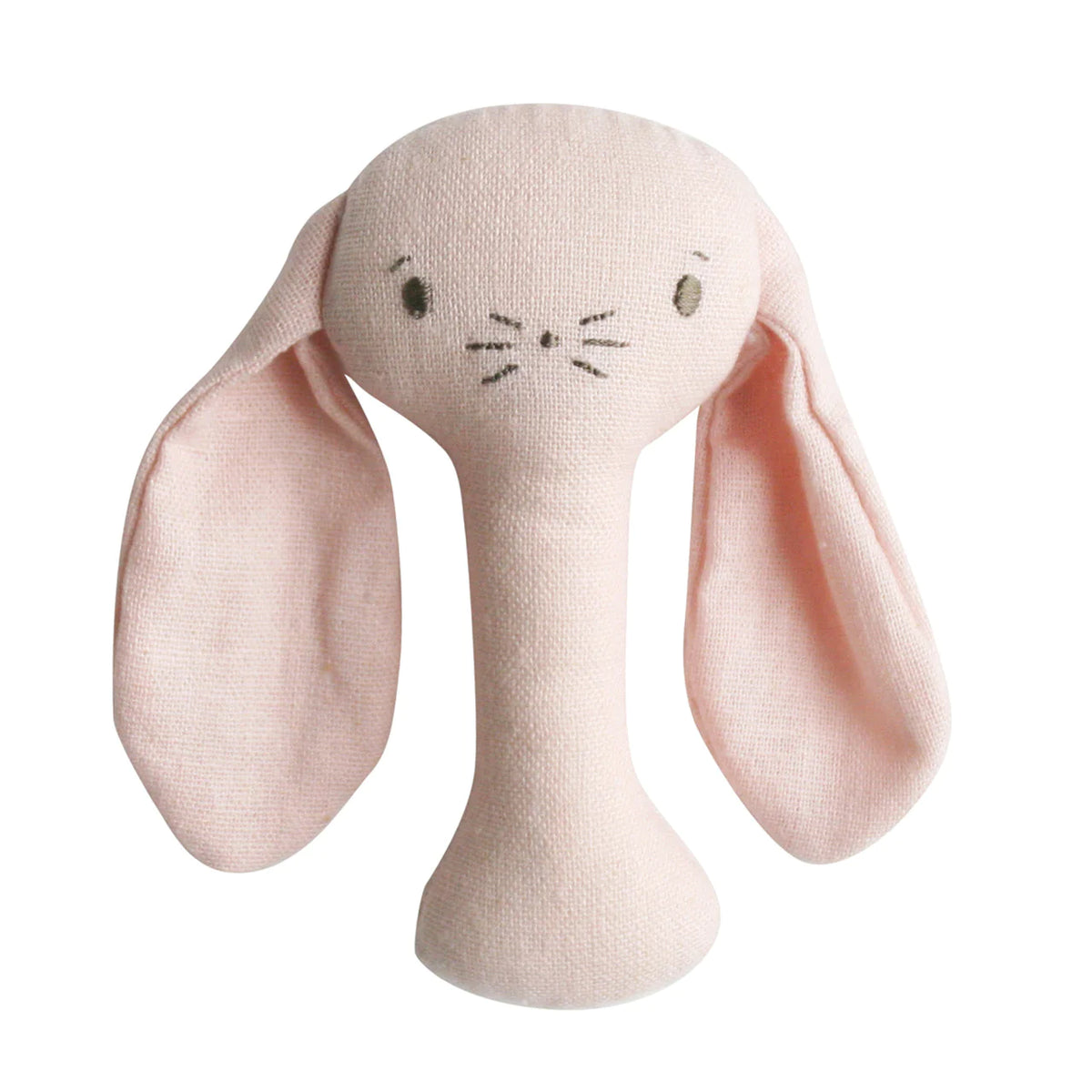 Bobby Bunny Stick Rattle - Pink