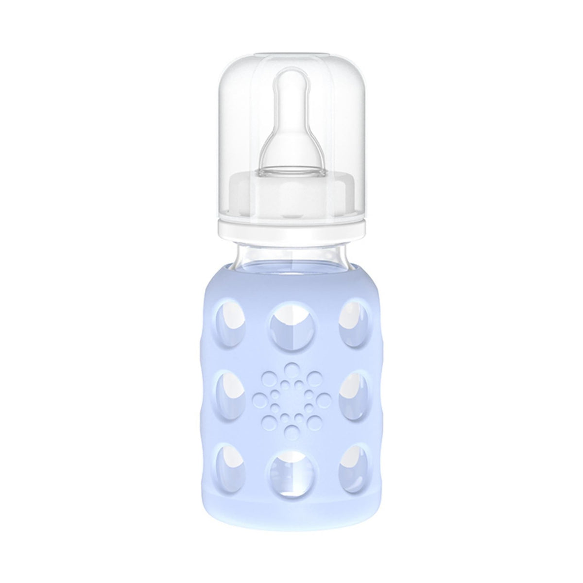 Lifefactory 4oz glass baby bottle in Blanket