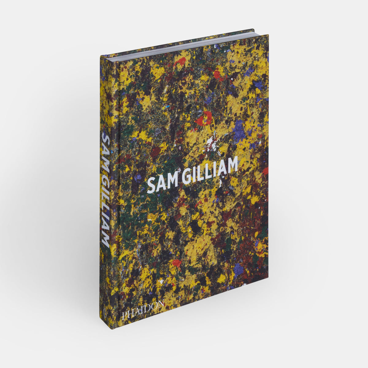 Sam Gilliam monograph published by Phaidon, front cover