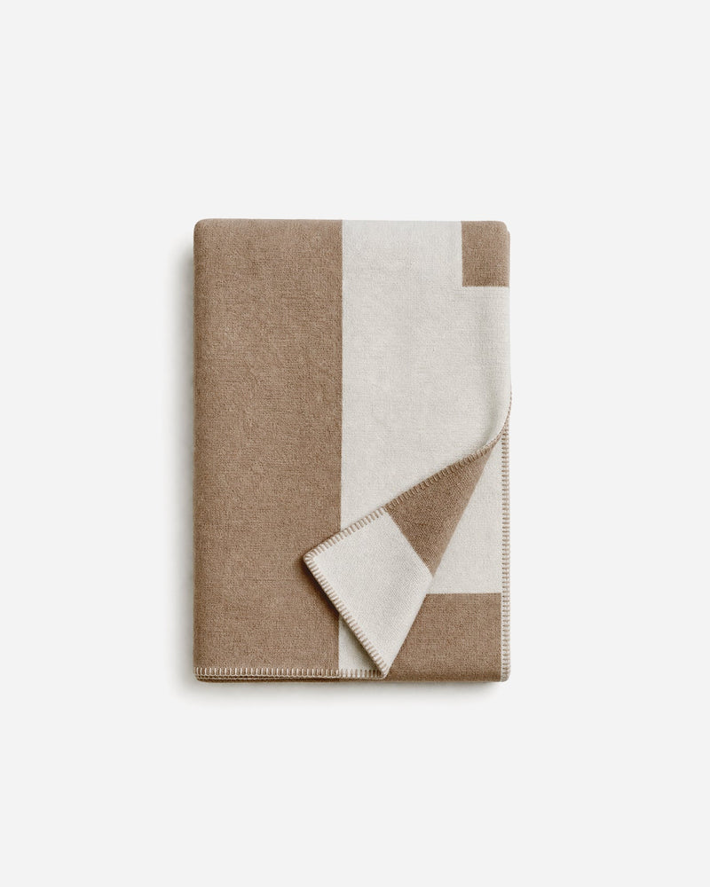 Portofino Cotton Modal Throw - Sahara Tan