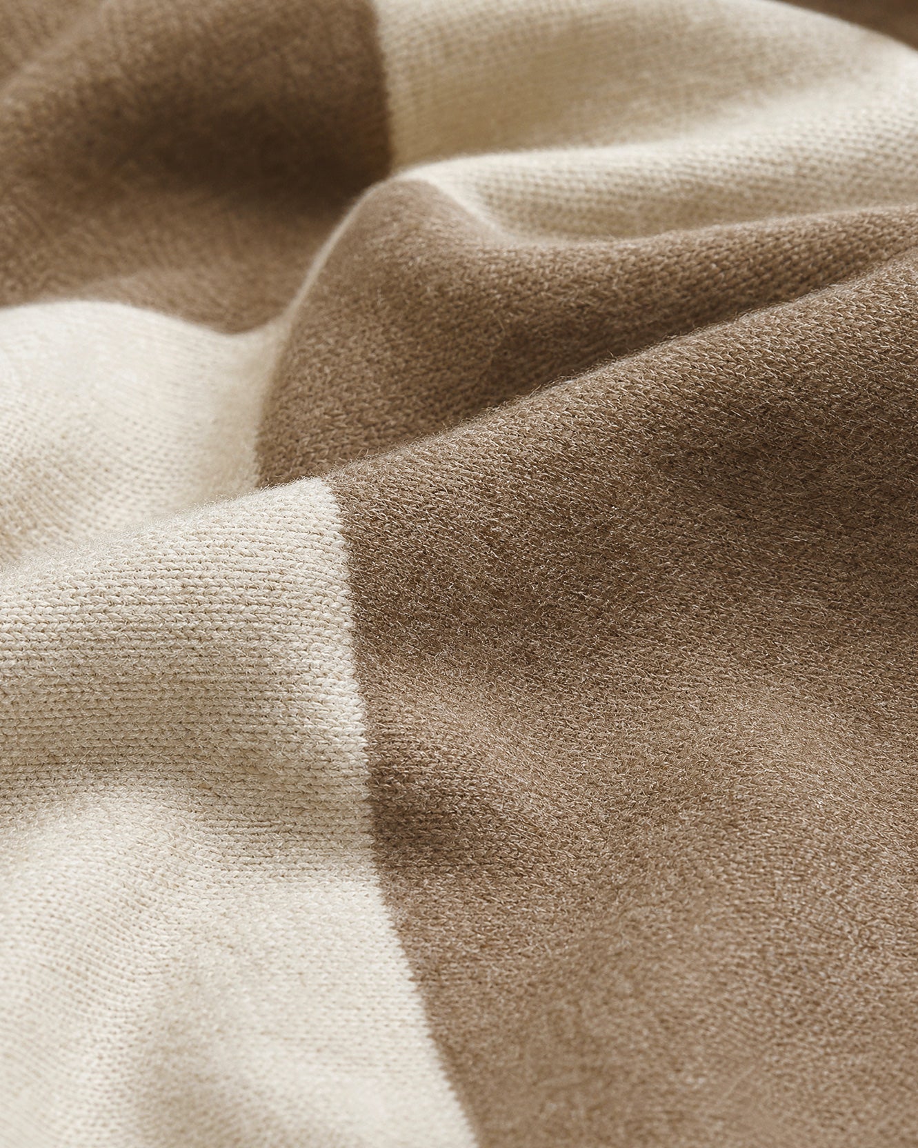 The cotton modal weave shown close