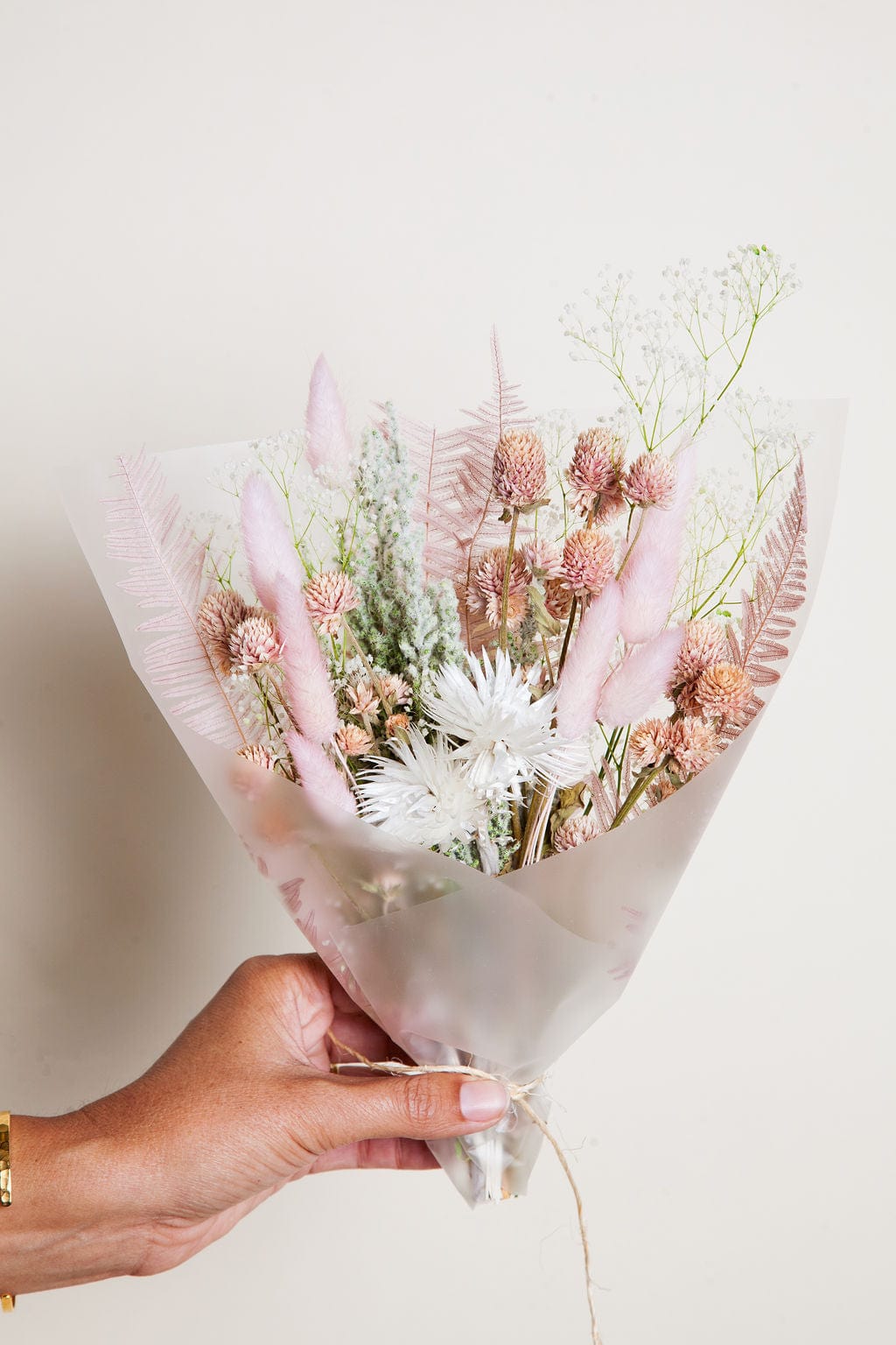Lark dried flower bouquet