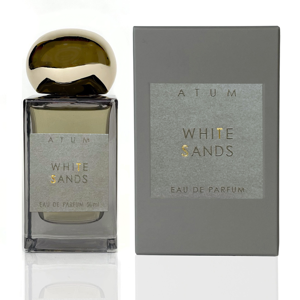 ATUM White Sands eau de parfum with its box