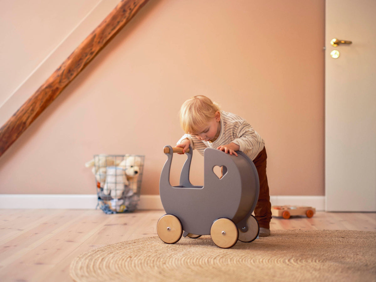Moover doll stroller, side view