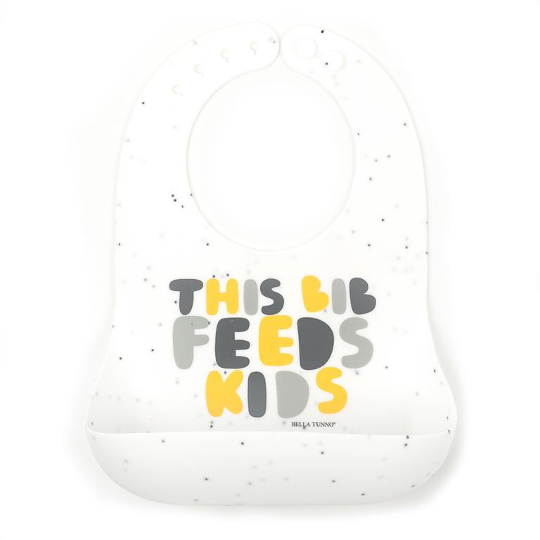 This Bib Feeds Kids- Neutral