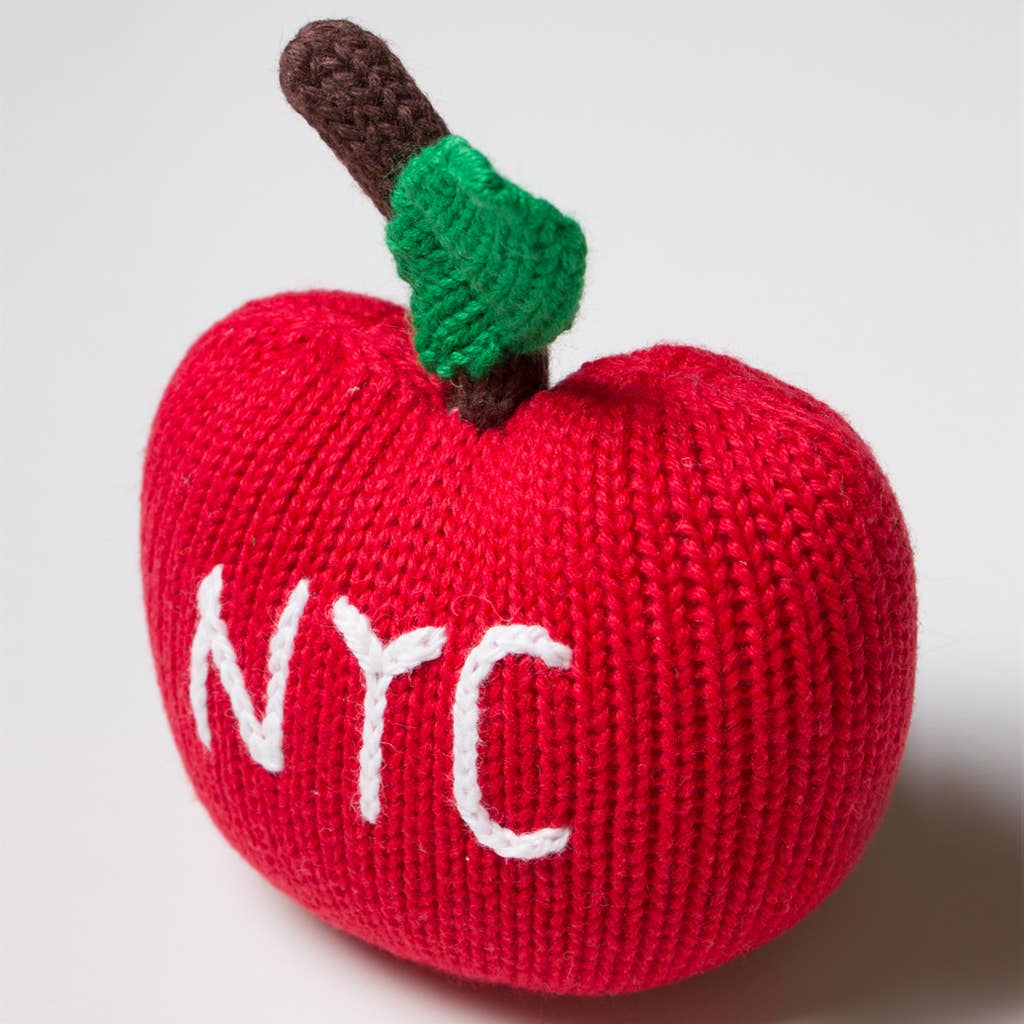 Organic Baby Toy - Big Apple Rattle