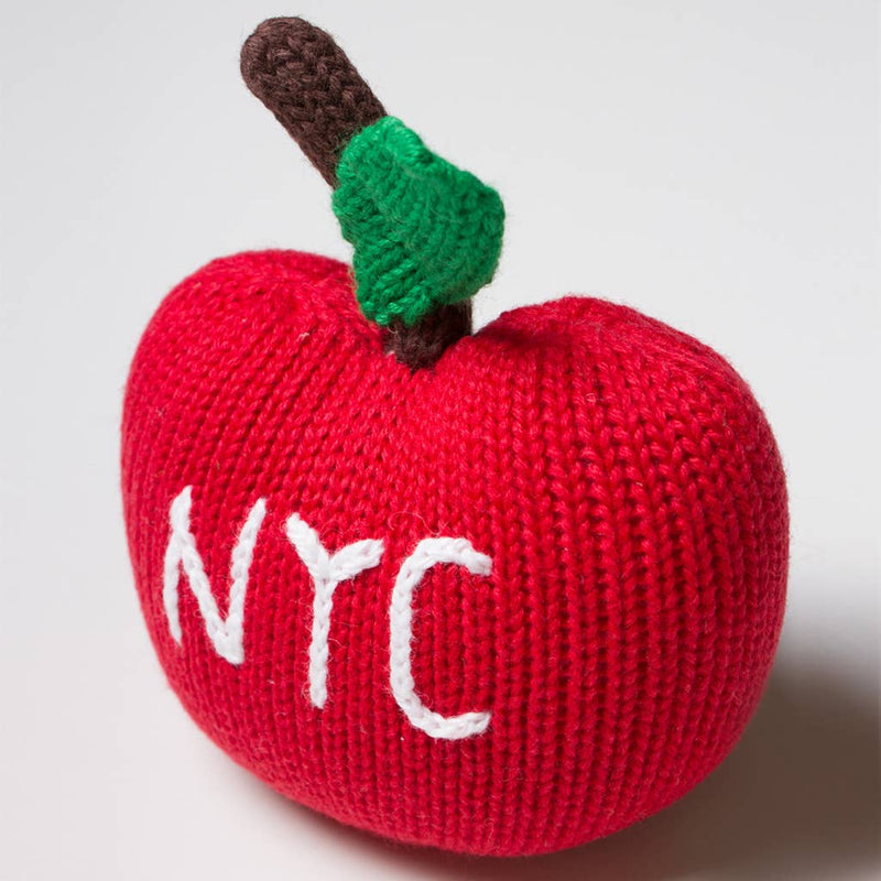 Organic Baby Toy - Big Apple Rattle
