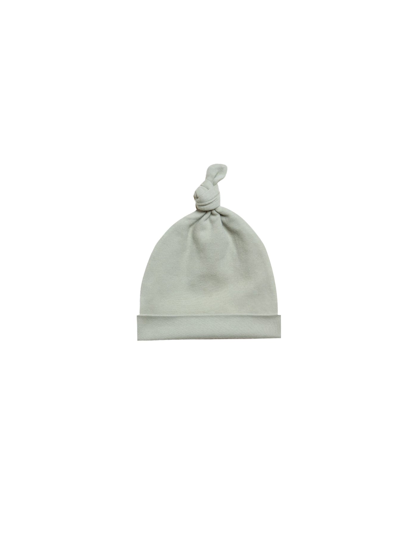 Knotted Baby Hat - Sage
